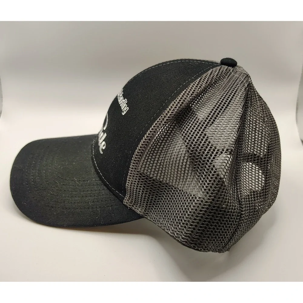 Linde Material‎ Handling Trucker Hat Black Mesh Cap Adjustable Snapback